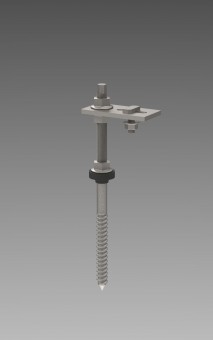 Surub de suspendare M12x250 Profil sina 37/45/65