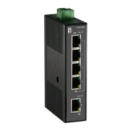 Switch 4xRJ45+1xRJ45, fara sursa de alimentare,sina DIN