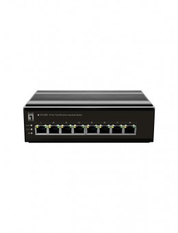Switch 8xRJ45 10/100 pt sina DIN, fara sursa alimentare