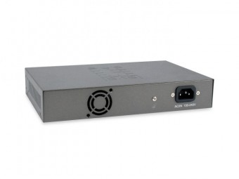 Switch 8xRJ45 10/100/1000 (PoE+) + 2xSFP 1000, 19, 150W