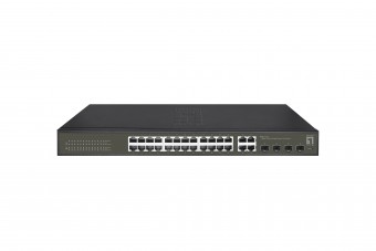 Switch Smart Lite 24xRJ45 10/100/1000 + 4xSFP/RJ45, 19
