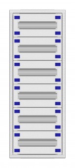Tablou distrib ingr 1U-18UV+panou spate H915L380A250mm