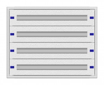 Tablou distrib. msc. 3M-12UV, 4-rand, 132UH, H595L760A200mm