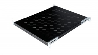 Tava fixa 19, 1U, 50kg, D570, negru RAL 9005