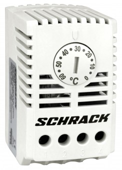 Termostat 10-60°C, 1 CC, montaj pe sina DIN