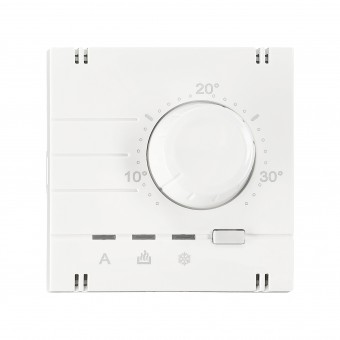 Termostat analogic, incalzire/racire, alb
