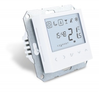 Termostat digital montaj in rama 55x55 RAL9010