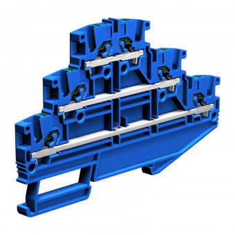 Three-level - Push-in terminal EFT200BL 2.5mm² blue