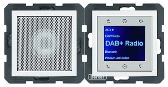 Touchpad Radio cu speaker, alb