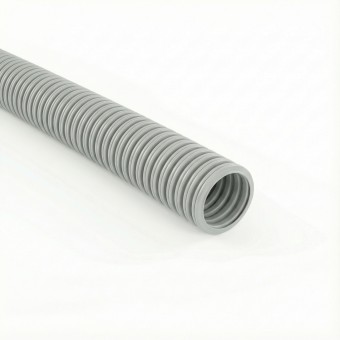 Tub gofrat gri deschis FLEX 320N,D50,HF, FARA FIR, RAL 7035