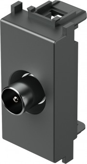 TV socket 1M 0dB, anthracite