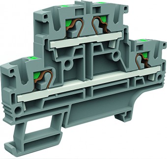 Two-level - Push-in terminal EFD400GR 4mm² grey