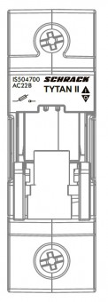 TYTAN, 1-pole, 63A, D02 + fuse monitoring, 24-60VDC