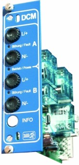 Unitatea 2 circuite DCM 19 2x3A principal / non-m