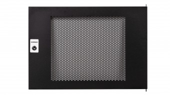 Usa metal perf. pentru DTWB 9U, W=600, RAL9005, negru