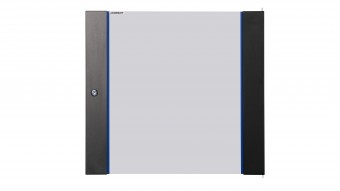Usa sticla pentru DTWB 12U, W=600, RAL9005, negru
