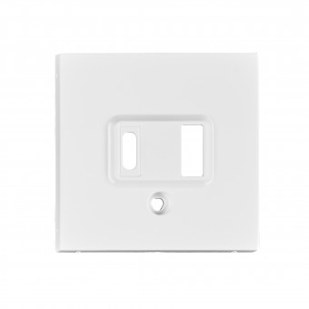 USB charger A+C socket cover, white