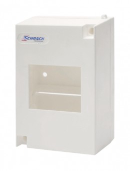 Wall-mounted enclosure 1-row, 4MW, IP30, halogen-free