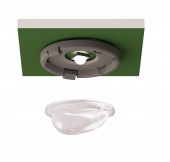 4 lentile schimb cu LED: cai de evacuare coridor