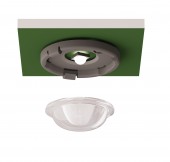 4 lentile schimb: suprafete circulare cu iluminare rotunda