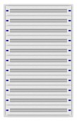 4M-33UV, 11-randuri, 495UH, H1565L980A200mm