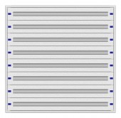 5U-24UV, 8-randuri, 456UH, H1195L1230A250mm