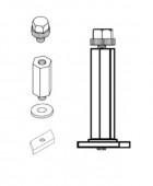 Accesorii suplimentare de fixare masca plastic lat 4 si 5