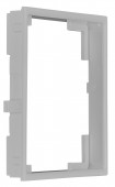 Adapter frame 55x55mm to 50x50mm, silver, 1 PU = 5 pieces