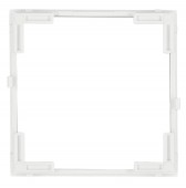 Adapter frame 55x55mm to 50x50mm, white, 1 PU = 5 pieces