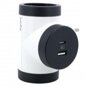 Adaptor 3 prize 2P+E 16A negru – LEGRAND | 694522