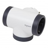 Adaptor 3 prize 2P+E 16A negru – LEGRAND | 694522