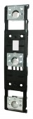 Adaptor dublu pentru marime NH00 - 100mm, fixare cu cleme