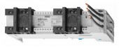 Adaptor montaj aparate modulare 25A 45mm 2sine