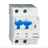 AFDD, seria Lisa, B 10 A, 2 poli, 30 mA, A/cu temp., 10 kA