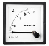 Ampermetru 72*72mm, 25A, conexiune directa, AC