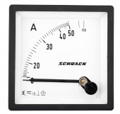 Ampermetru 72*72mm, 50A, conexiune directa, AC