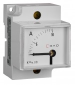 Ampermetru modular SACI 45x52.5mm, conex. directa, 0-10A AC