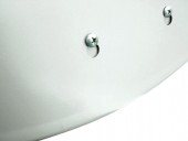 Antena satelit 100cm/95cm,Al,>40dB,sup.dubl.LNB incl.,alb