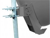 Antena satelit 100cm/95cm,Al,>40dB,sup.dubl.LNB incl.,antrac