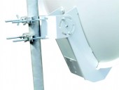 Antena satelit 85cm/80cm,Al,40dB,sup.dubl.LNB incl.,alb