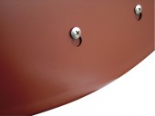 Antena satelit 85cm/80cm,Al,40dB,sup.dubl.LNB incl.,rosu