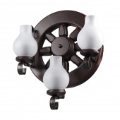 Aplica Elaria Wenge 3xE14 40W