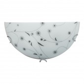 Aplica Flower Alb+Negru 1xE27 60W