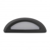 Aplica Francy 6W LED E27 2700k IP66, negru, Fumagalli