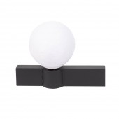 Aplica Glace 1XE27 IP20, negru+alb, Erste