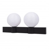 Aplica Glace 2XE27 IP20, negru+alb, Erste