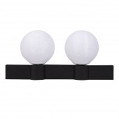 Aplica Glace 2XE27 IP20, negru+alb, Erste