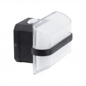 Aplica Milano LED 13W 4000K IP65, negru, Erste