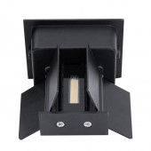 Aplica Randy LED 6W 4000K IP65, negru, Erste