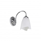 Aplica Silvia Crom+Alb 1xE27 60W